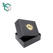 Custom cardboard fancy top bottom velvet insert ring jewelry box